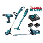 Pack 4 Outils sans fil 18V 2X3 Ah Makita - DHP453+DUH523+DUR181+DUL180