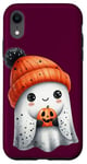 Coque pour iPhone XR Ghost Halloween Spooky Boo Automne Halloween Fantôme mignon