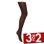 DIM Strumpbyxor Mod Pantyhose Opaque Velouté Choklad polyamid M/L Dam