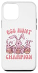 Coque pour iPhone 12 mini Egg Hunt Champion – Joli motif œuf de Pâques pour garçons et filles