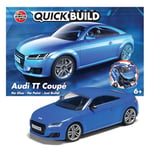 Airfix QUICKBUILD Model Car Kit - J6054 QUICKBUILD Audi TT Coupe - Blue - Car Model Building Kits for Kids 6+, Construction Toys for Boys & Girls, No Glue Model Making - Car Gift Ideas for Christmas