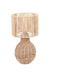 NATURAL LIVING" LAMPE GINA EN CORDE ET ALGUE MARINE H41CM