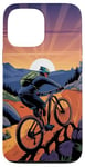 iPhone 13 Pro Max For Downhill Biking - Retro Mountain Bike Design Case