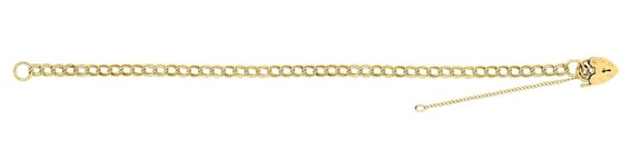 James Moore TH BR117 Women's 9ct Yellow Gold 7 Inch Charm Jewellery