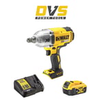DeWalt DCF899N 18V Brushless Cordless Impact Wrench w/ 1 x 5Ah Battery & Charger