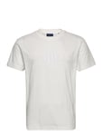 Reg Tonal Shield Ss T-Shirt White GANT