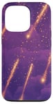 iPhone 13 Pro Celestial Falling Stars in Starry Night Sky Aesthetics Case