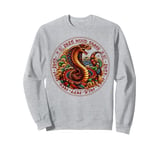 Year Of The Wood Snake Zodiac Happy Chinese New Year 2025 Sweatshirt