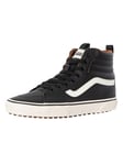 VansFilmore Hi Leather Trainers - Black/Marshmallow