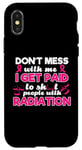 Coque pour iPhone X/XS Funny Radiation Therapist Oncology Professional X-Ray Tech