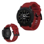 Garmin Fenix 6 / Fenix 5 Plus / Fenix 5 / Forerunner 935 / Quatix 5 / Quatix 5 Sapphire / Approach S60 / Garmin Instinct silicone watch band - Red