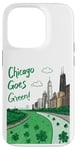 Coque pour iPhone 14 Pro Chicago's St. Paddy's Day Chicago - Shamrock Chicago River