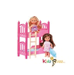 Evi Love 2 Floor Bed Play Set For Kids-Pink