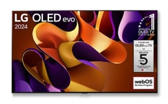 Lg Oled Evo G4 Oled65g48lw, 165,1 Cm (65"), 3840 X 2160 Piksler, Oled Evo, Smart Tv, Wi-Fi, Sort