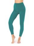 Merry Style Legging Thermique Femme Doublé Legging Femme Hiver Chaud, Legging Polaire, Pantalon Thermique, Vetement Femme Hiver, Legging Polaire Femme MS-ATX-441 (Émeraude, XL/XXL)