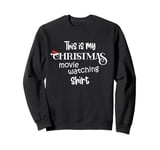 This Is My Christmas Movie Watching Shirt Sweatshirt