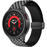 Sportband kompatibel med Galaxy Watch 7 FE 6 5 4 Band 40mm 44mm/Galaxy Watch 5 Pro Band 45mm band, inga luckor Mjuka silikonersättningsband