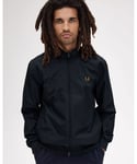 Fred Perry Mens Brentham Jacket - Navy - Size Large