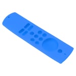 (Blue)Soft Silicone Fire TV Stick Lite Remote Control Cover Shockproof Anti Slip