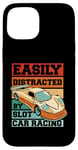 Coque pour iPhone 15 Easily Distracted By Slot Car Racing RC Car Minicar Slot