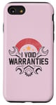 Coque pour iPhone SE (2020) / 7 / 8 I Void Warranties Funny Sarcastic Mechanic Engine Meme