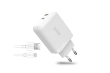 Bloc secteur USB-C/A avec cable USB-C/A 1M