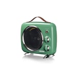 Vintage fan heater Retro 2000w, Green