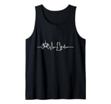 Gamer Cat Heartbeat Video Game Player Computer Games Tank Top