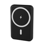 Wonder Full Power - Batterie Externe MAGNETIQUE 10 000 mAh - Compatible avec iPhone, Samsung, et Autres Mobiles magnetiques - Charge Rapide 20W avec USB-C Entrée & Sortie - Câble USB-C fourni.