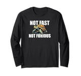 Not Fast Not Furious. Fun Slow Reptile Tortoise Carapace Long Sleeve T-Shirt