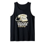 funny slogan rotary phone saying Tank Top