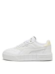 Puma Women's Cali Court Leather Trainers - White, White, Size 8, Women