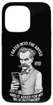 Coque pour iPhone 13 Pro Une drôle de philosophie de Nietzsche plongée dans l'abîme Mot de passe Wi-Fi