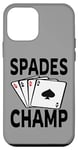 iPhone 12 mini Spades Champ Legend Playing Card Game Champion Winner Case