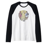 Clueless Cher's Trio As If Cell Phone Circle Raglan Baseball Tee