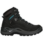 Chaussures Lowa  Chassures Renegade GTX Mid Femme Asphalt/Turquoise