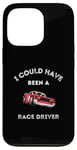 Coque pour iPhone 13 Pro Voiture de course Petrolhead Mechanic Race Driver Dad Père