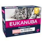 36 + 12 på köpet! 48 x 85 g Eukanuba Grain Free - Senior med kyckling