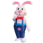 XIANBAO Inflatable Bunny Costume - Easter Inflatables Yard Decorations,Cosplay Outfit Gift Rabbit,Cute Rabbit Bunny Outdoor Costume Toy,Rabbit Christmas Dress Easter Suit Jumpsuit for Adult