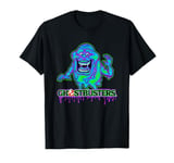 Ghostbusters Ghost Slimer Colorful Neon Big Chest Logo T-Shirt