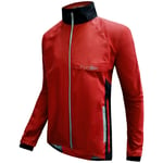 Funkier Attack Windproof Waterproof Kids Bike Cycling Jacket Red Small - Age 8