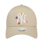 Casquette FEMME New Era 9Forty® coton beige