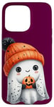 Coque pour iPhone 15 Pro Max Ghost Halloween Spooky Boo Automne Halloween Fantôme mignon