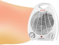 Radiateur Soufflant Salle de Bain - Chauffage d'appoint soufflant - Faible consommation - Silencieux - 2000 W - Blanc