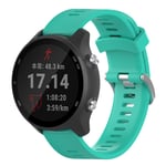 Garmin Forerunner 245 silikoninen kellonauha - Syaani Vihreä