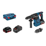 Perforateur SDS Plus Bosch Professional GBH 18V-26F, avec 2 batteries 6,0Ah, Chargeur, en Lboxx - 0611910002