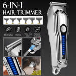 Professional Mens Hair Clippers Machine Cordless Beard Electric Shaver Trimmer