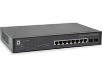 Levelone Gep-1051, Håndtert, L2/L3/L4, Gigabit Ethernet (10/100/1000), Strøm Over Ethernet (Poe), Rack-Montering