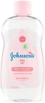 JOHNSON'S Baby Oil 500 ml, Leaves Skin Soft and Smooth, Ideal for Delicate Skin