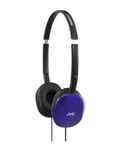 JVC Casque de Bandeau HA-S170 avec câble de 1,2 m, léger, Pliable et réglable, Puissant Son et insonorisation pour étudier, Jouer, etc. Casque Over Ear avec Jack 3,5 mm Bleu